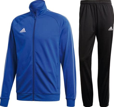 adidas core18 trainingspak maat l mannen donkerblauw|Adidas trainingspakken heren.